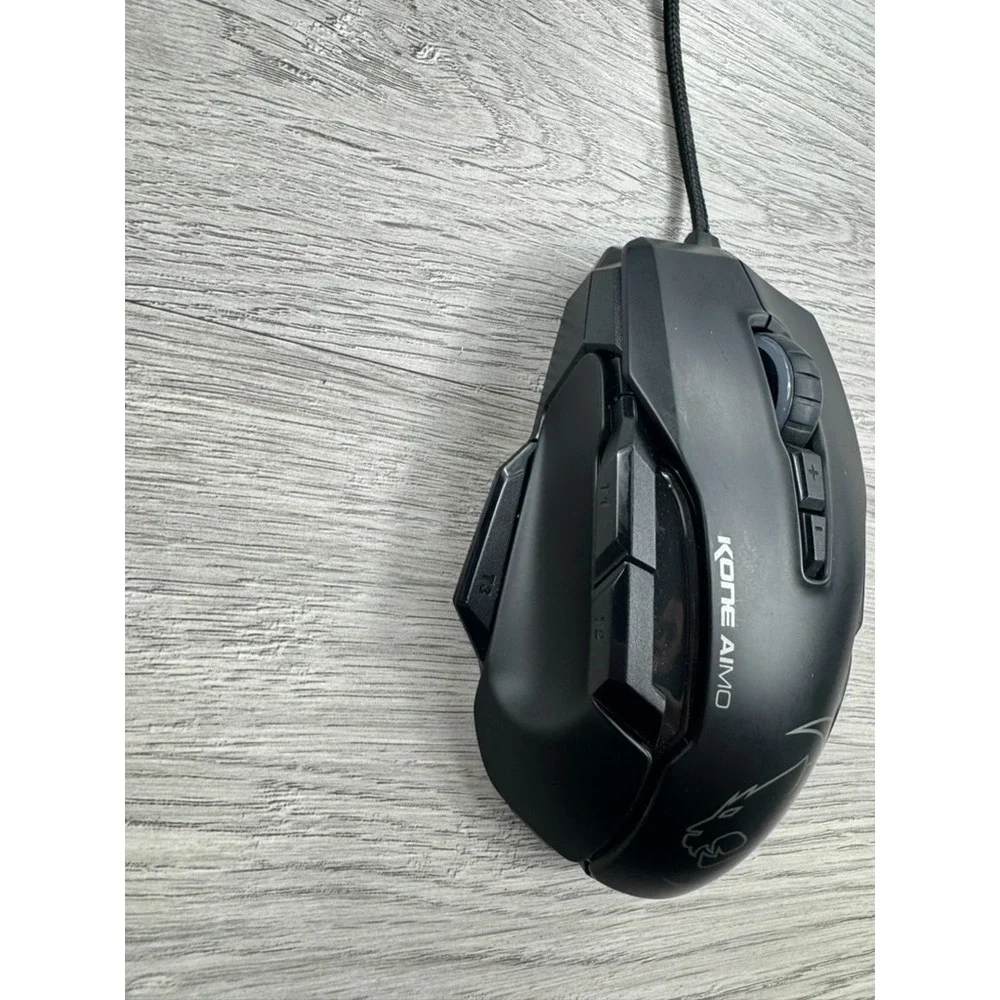 Kone Roc-11-815-Bk Gaming Mouse Lights Black Tilt Wheel USB 2.0 Wired Optical